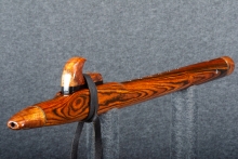 Cocobolo Native American Flute, Minor, Mid A-4, #Q7H (3)